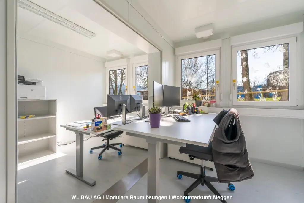 Bueroraum-Container-Provisorium