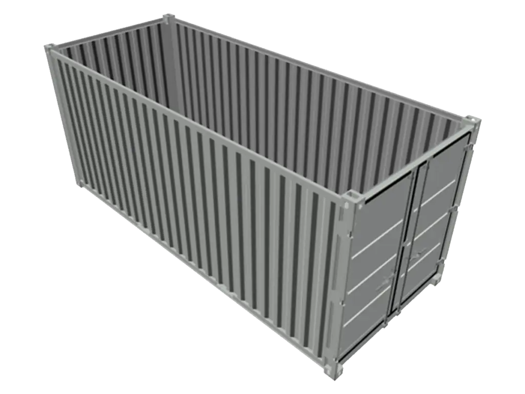 Zeichnung-Lagercontainer-Container