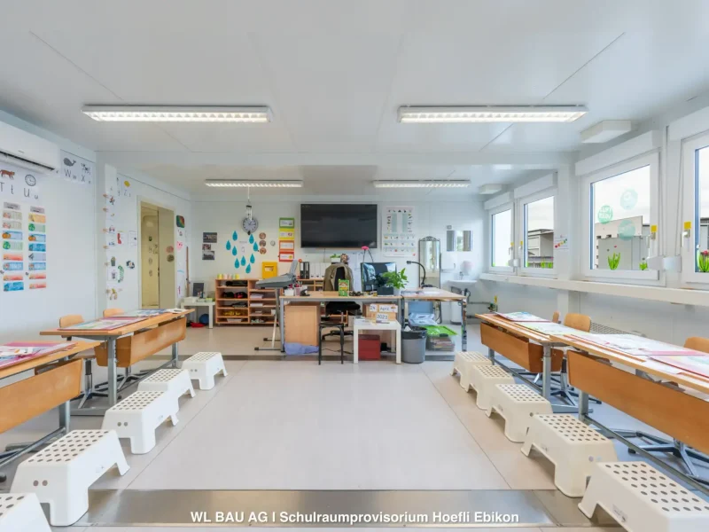 Kindergartenraum-Schulcontainer-Hoefli-Ebikon